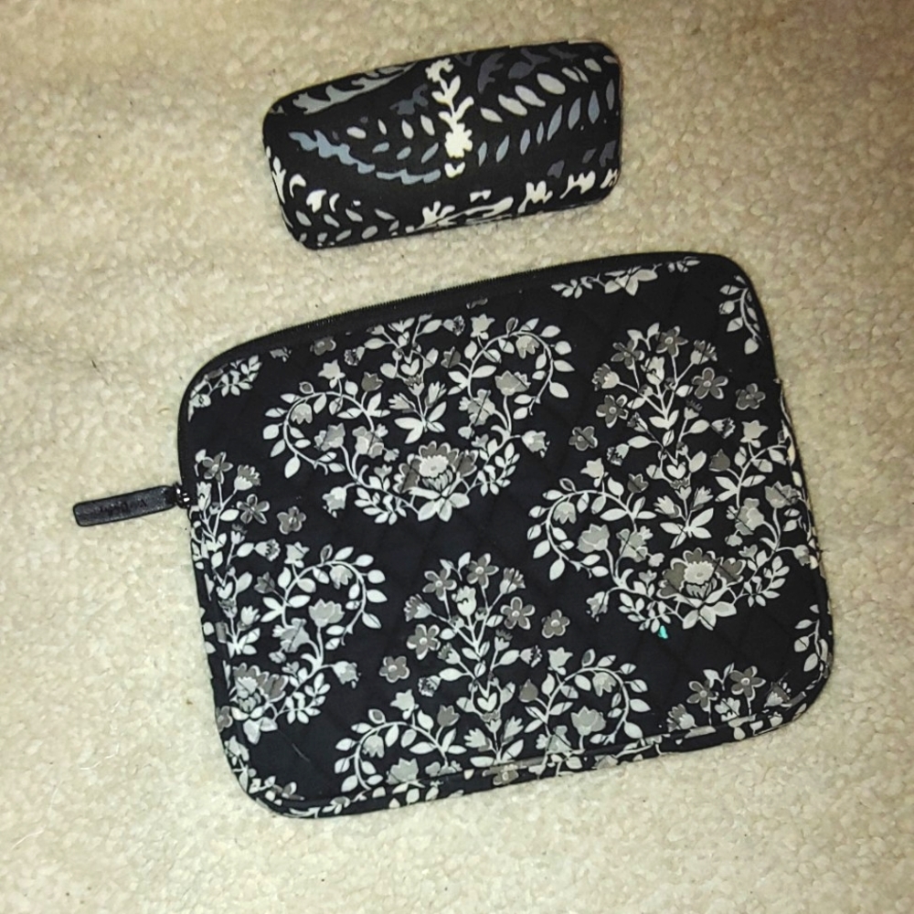 EUC Vera Bradley Soft Notebook Case and Hard Cover Sunglass Case
